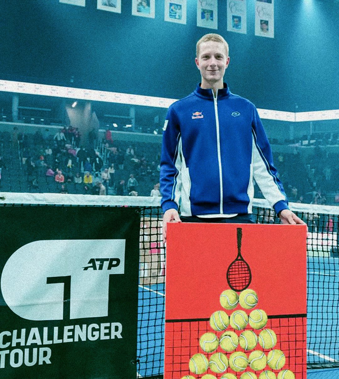 Martín Landaluce, amb el títol de campió de l'ATP Challenger d'Orleans 2025