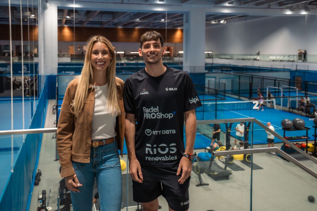 Maribel Nadal y Franco Stupaczuck en Kuwait