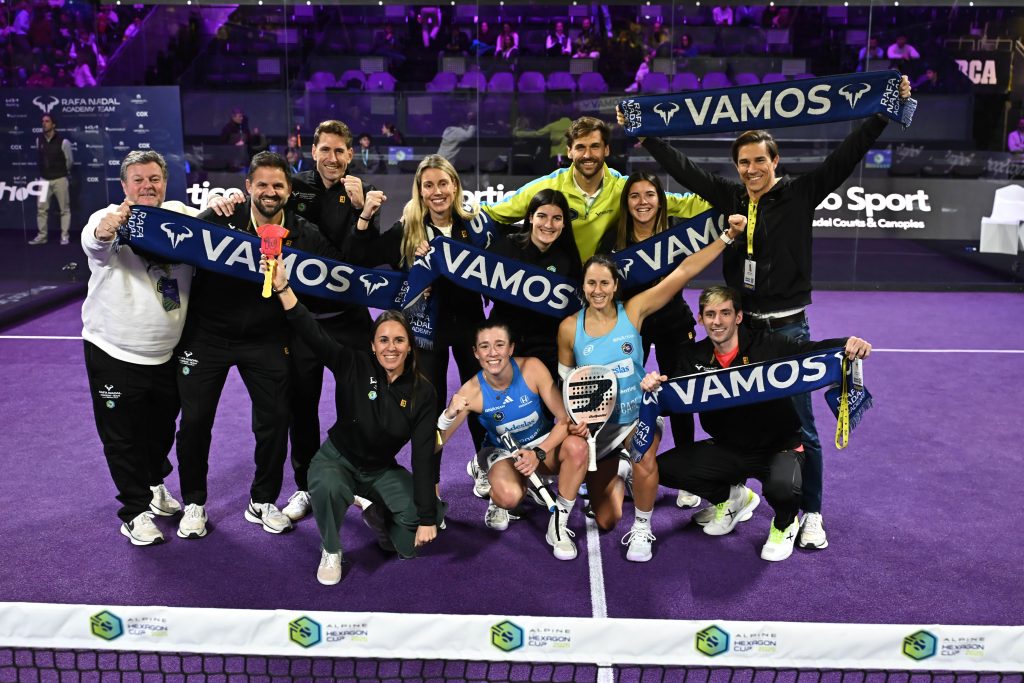 L'équipe Rafa Nadal Academy à l'Hexagon Cup 2025