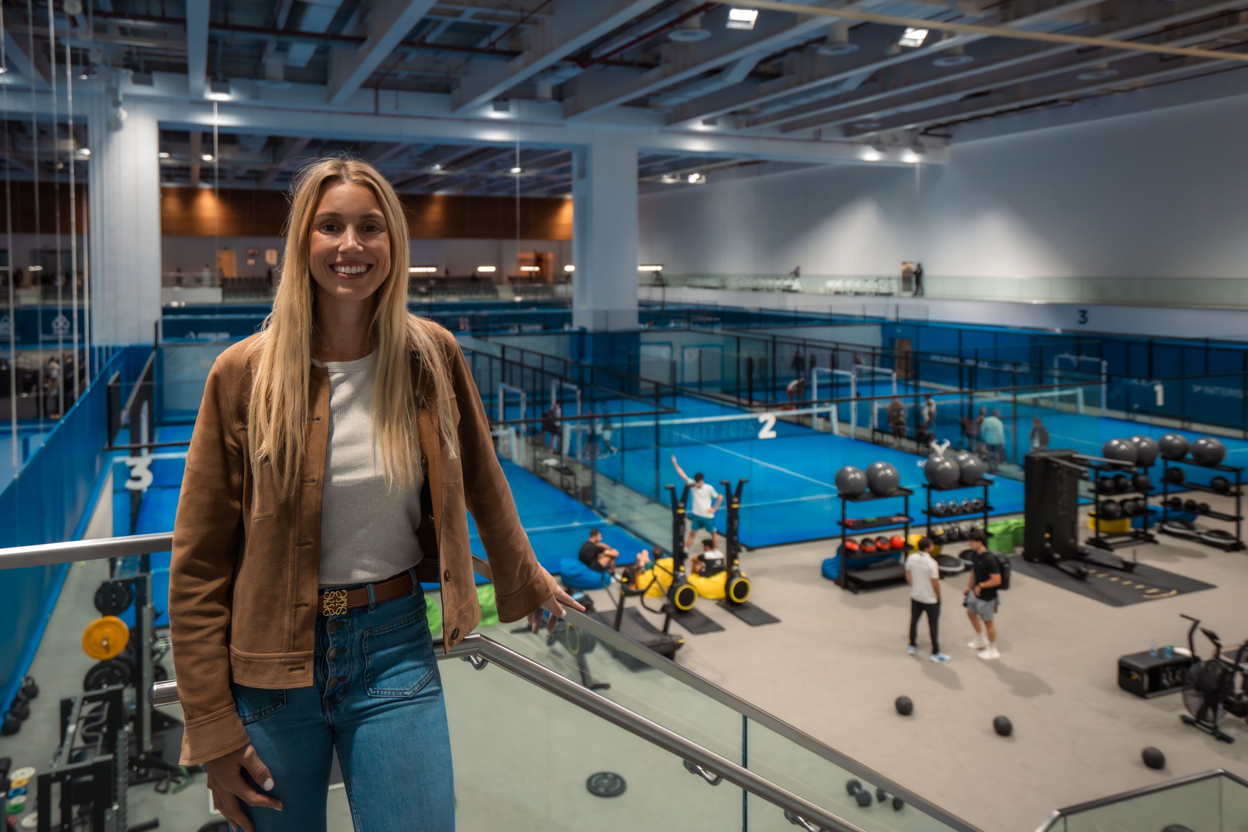 Maribel Nadal, à la Rafa Nadal Academy de Koweït