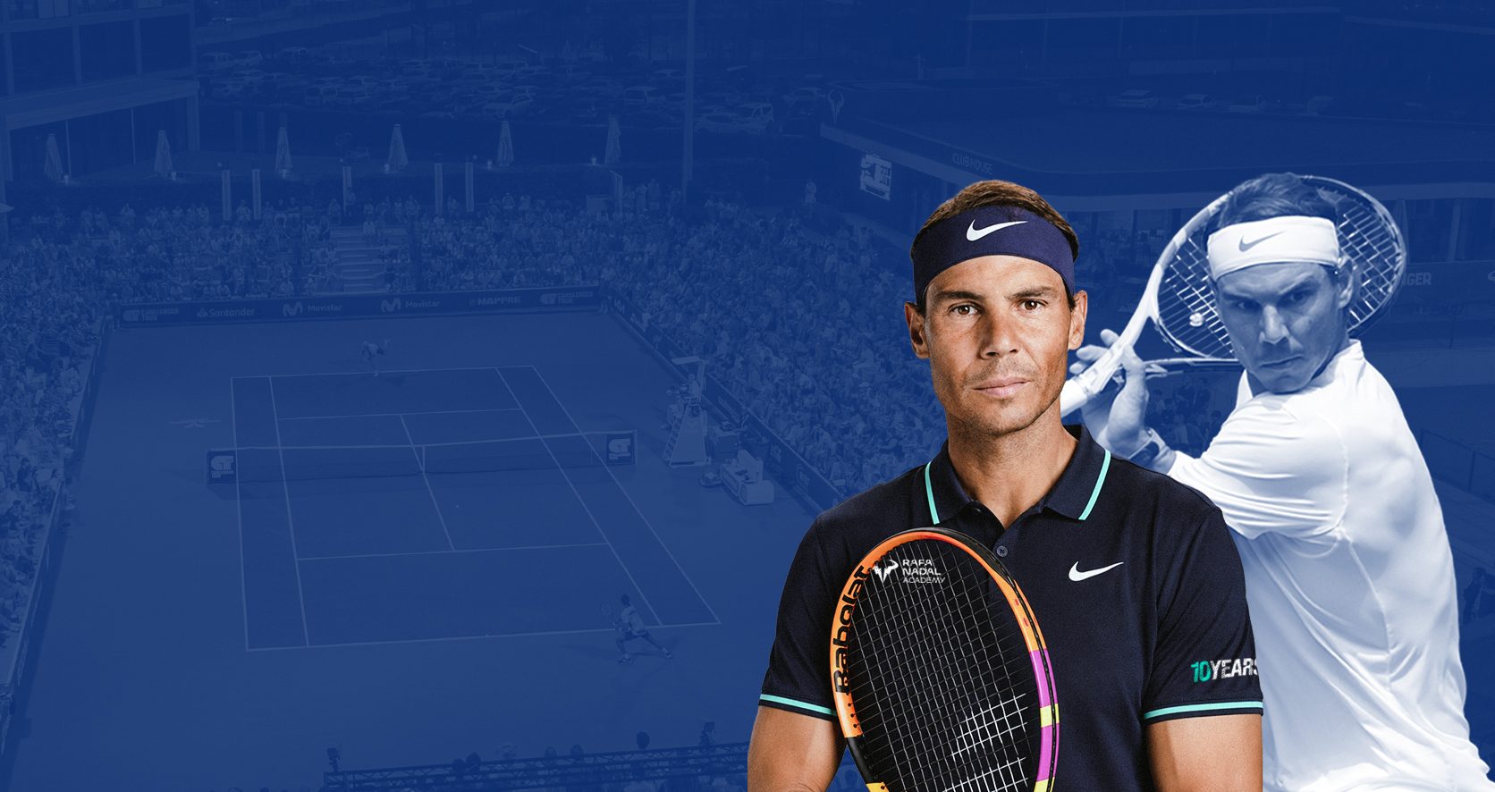 Rafa Nadal vuelve a las pistas para celebrar el X aniversario de la Rafa Nadal Academy