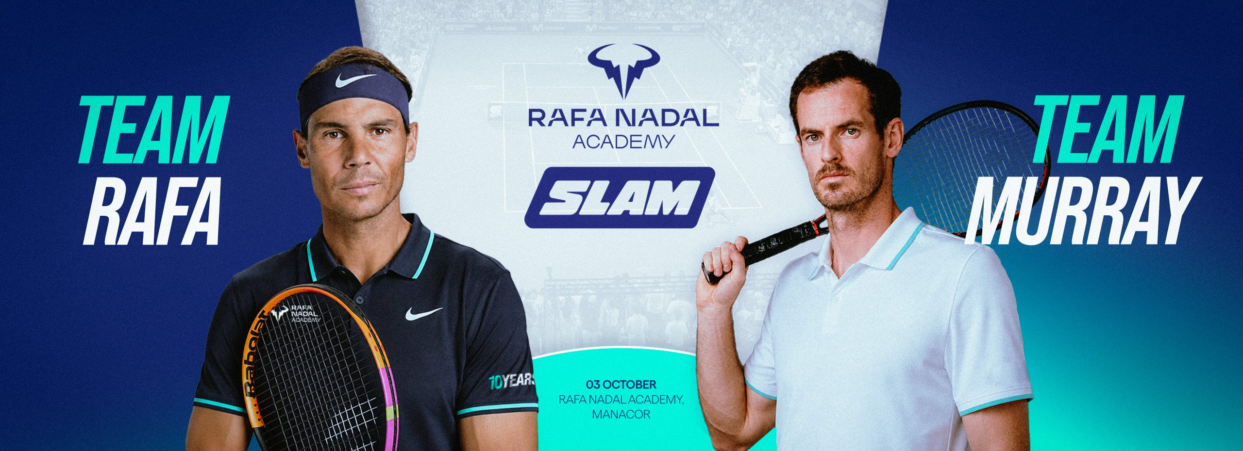 Andy Murray, primer tenista confirmado al Rafa Nadal Academy Slam