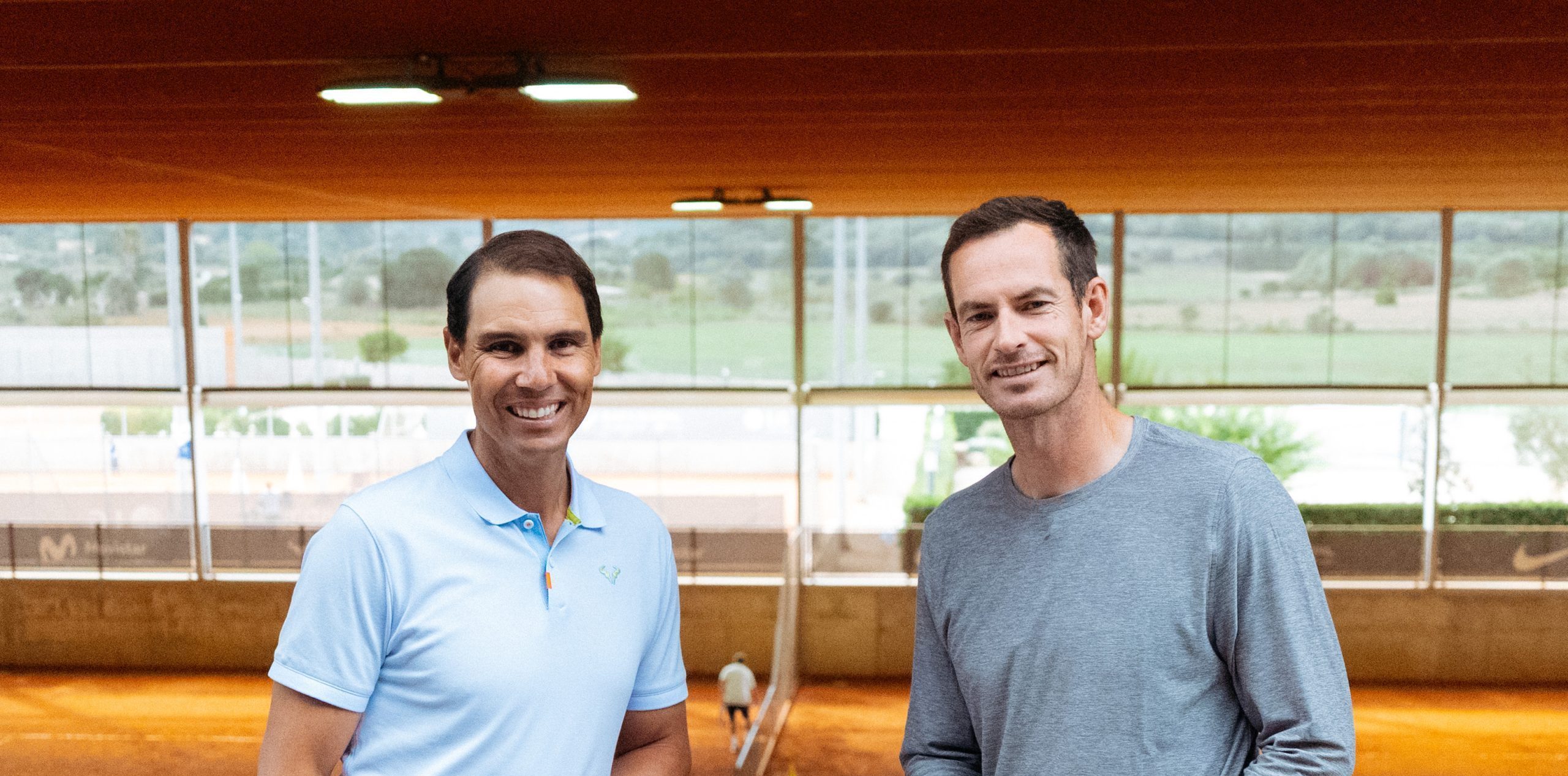Rafa Nadal y Andy Murray en la Academia